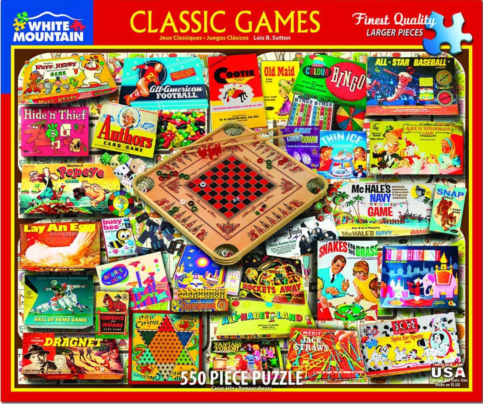Classic Games (550 pc puzzle)