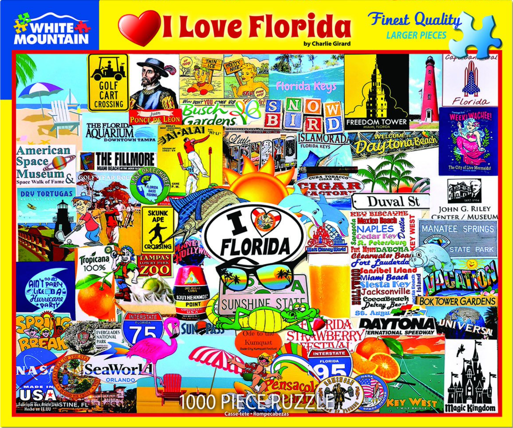 I Love Florida (1000 pc puzzle)