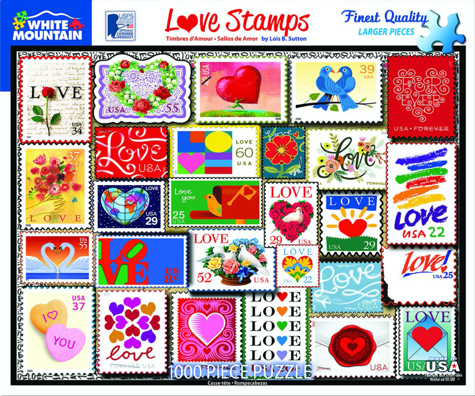 Love Stamps (1000 pc puzzle)