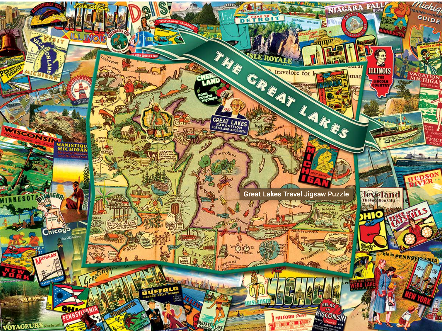 Great Lakes (1000 pc puzzle)