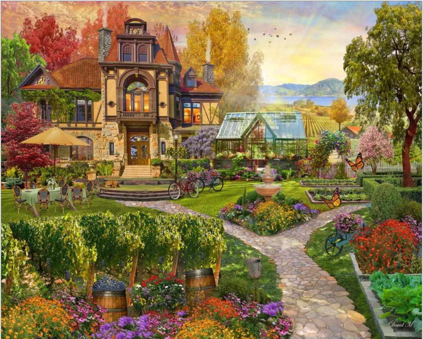 Vineyard Retreat (500 pc puzzle)