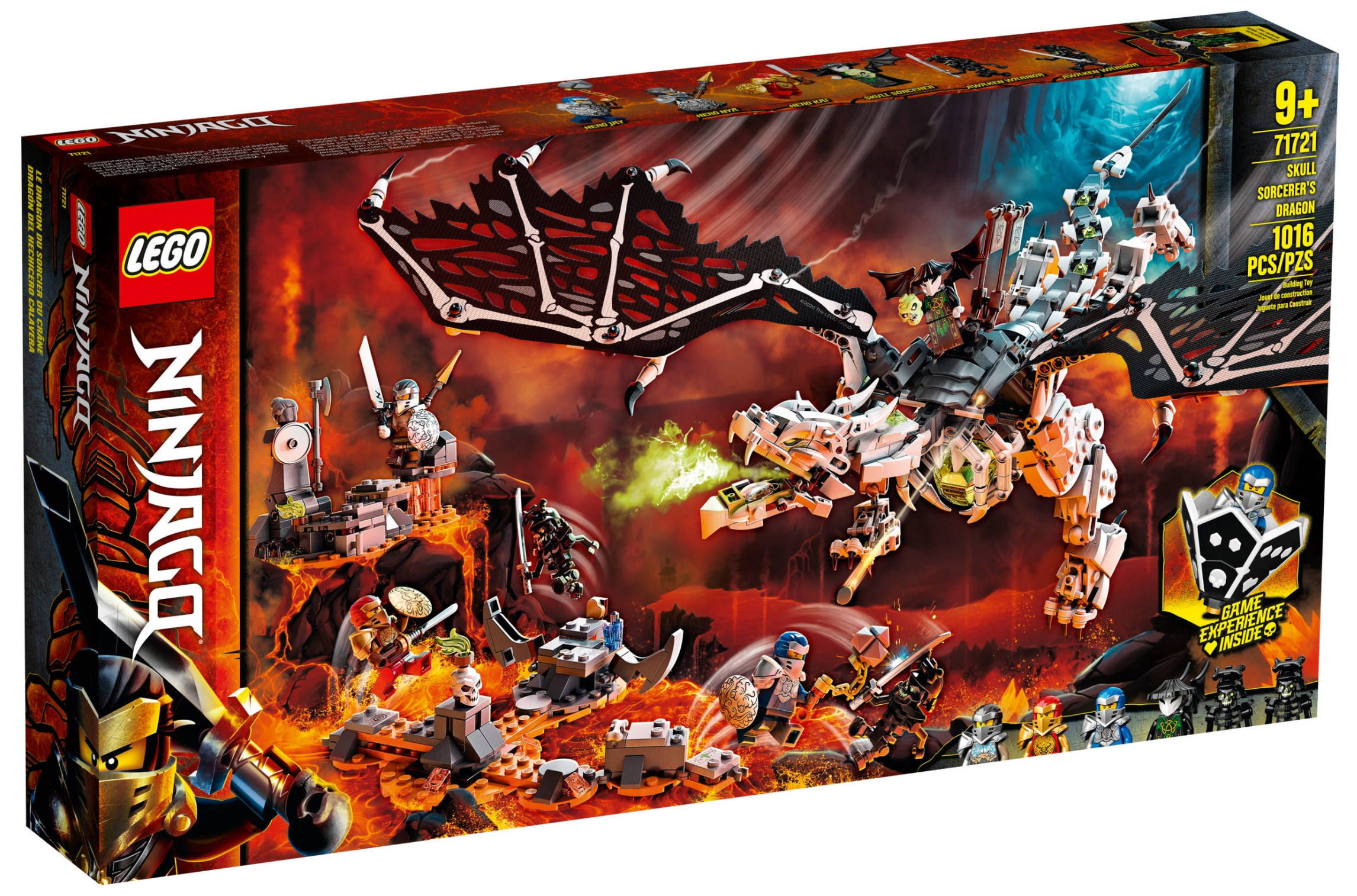 moon*② Amazon.com: LEGO NINJAGO Skull Sorcerer's Dragon 71721 NINJAGO