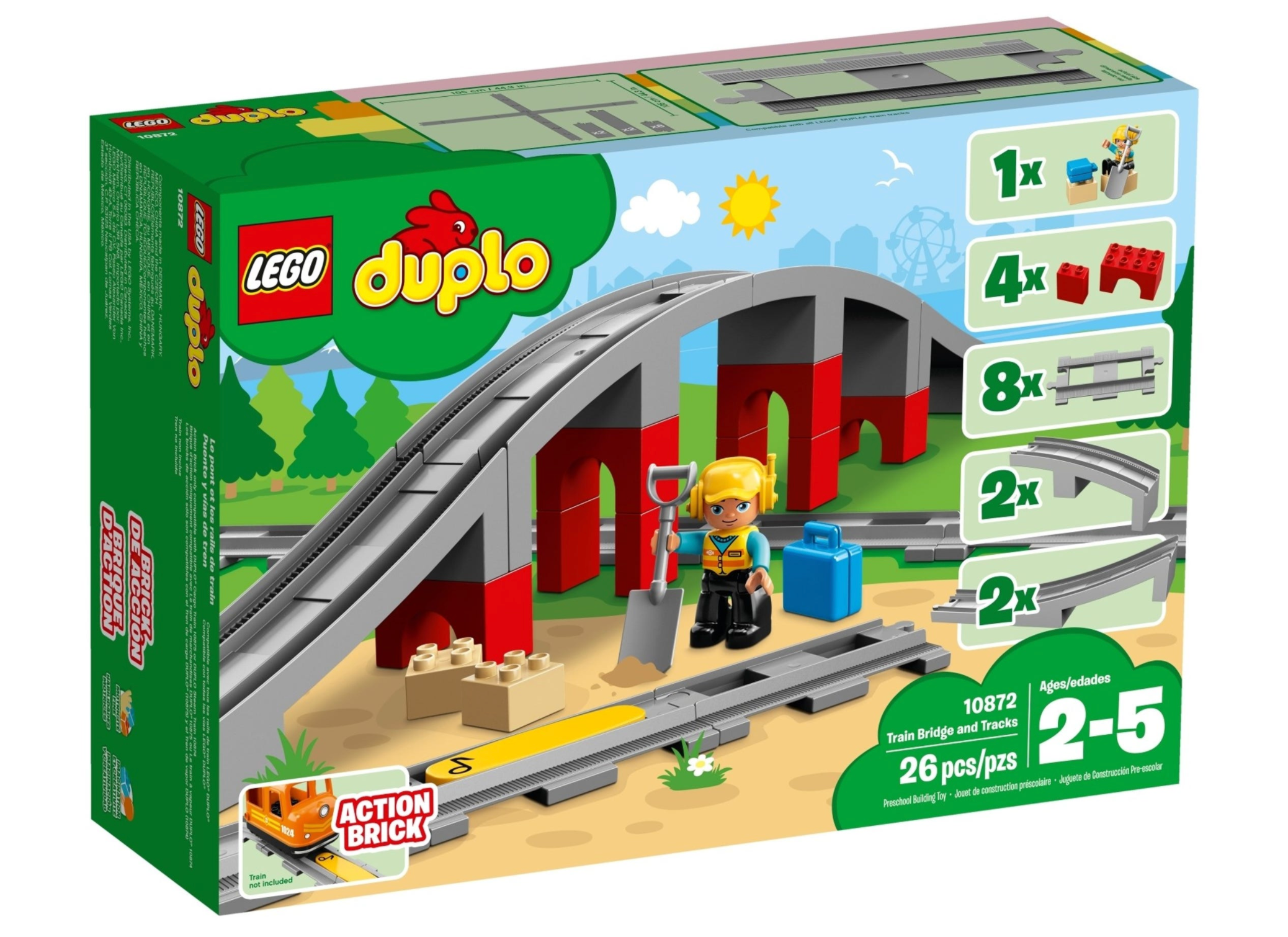 LEGO: DUPLO - Train Bridge and Tracks