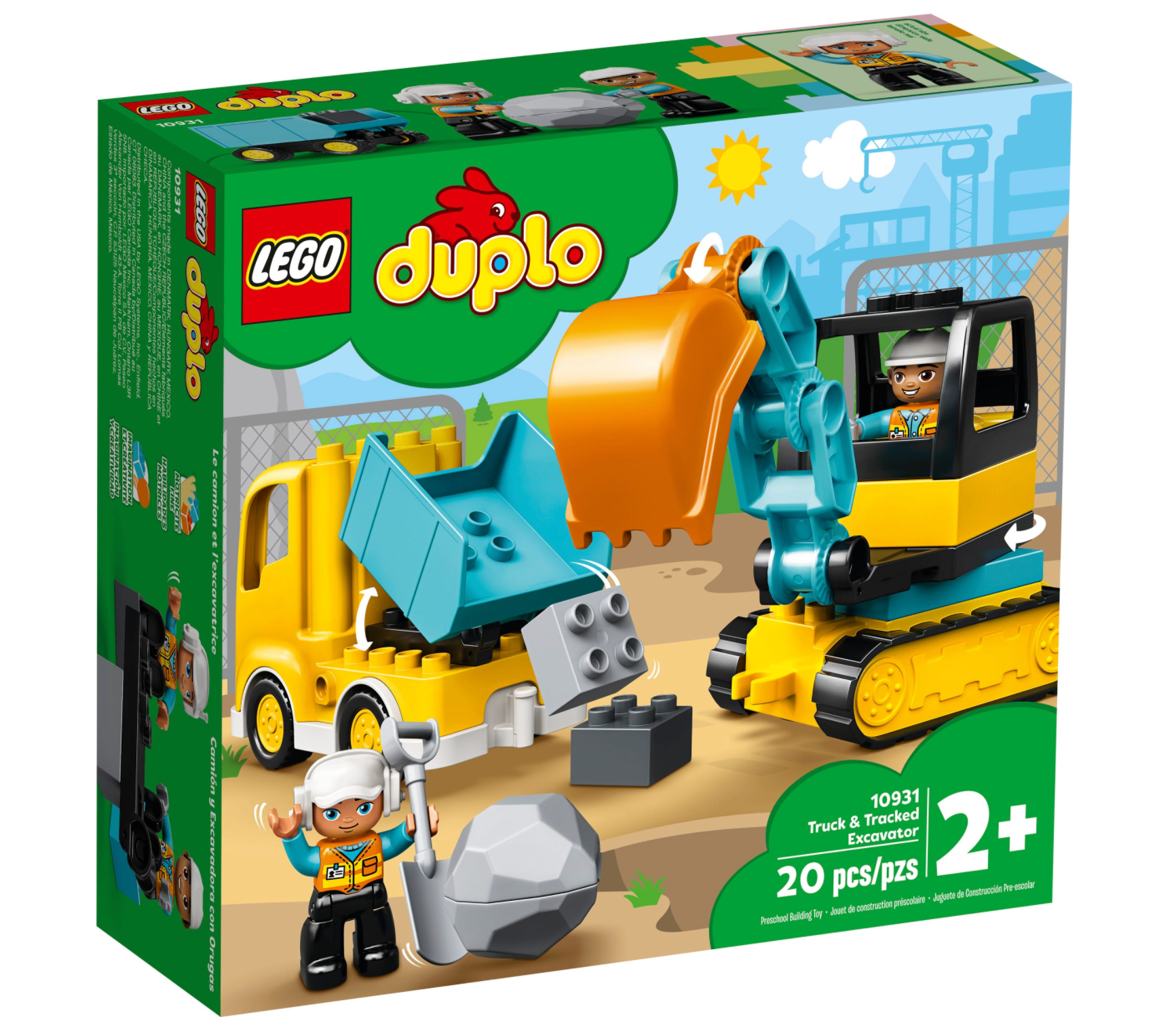 LEGO: DUPLO - Truck & Tracked Excavator
