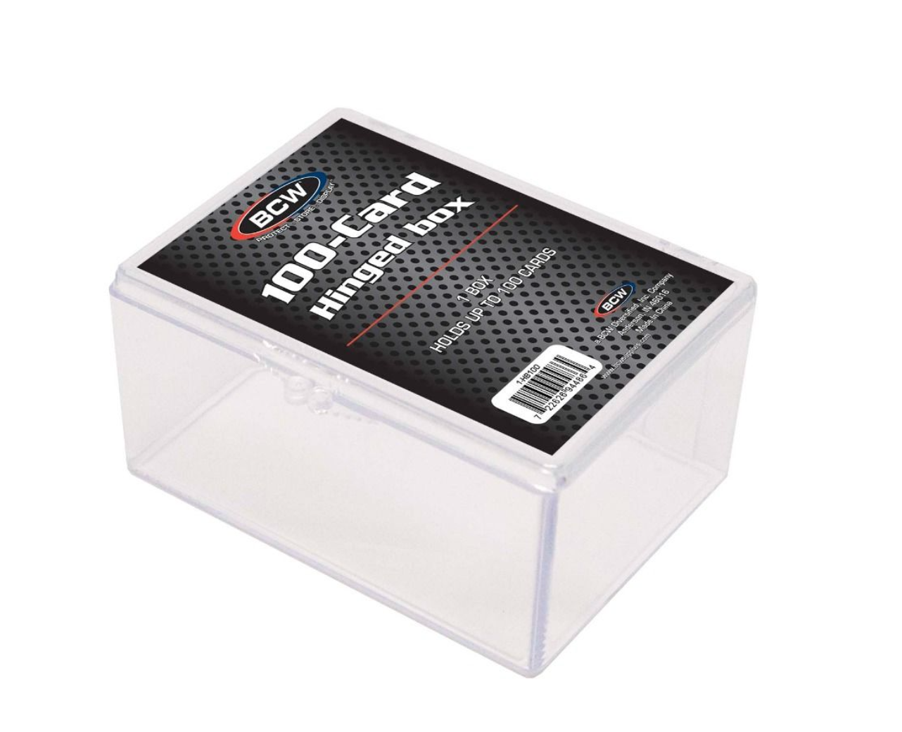 100 Card Hinged Box