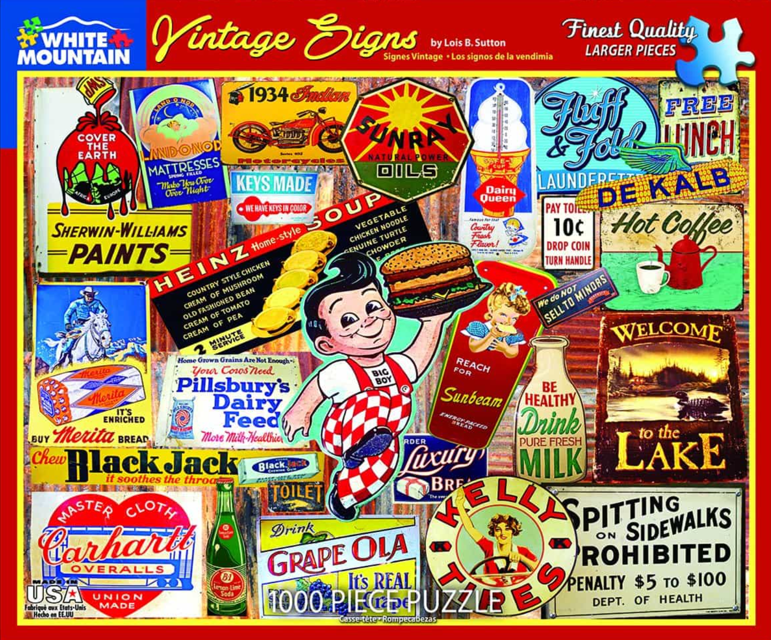 Vintage Signs (1000 pc puzzle)