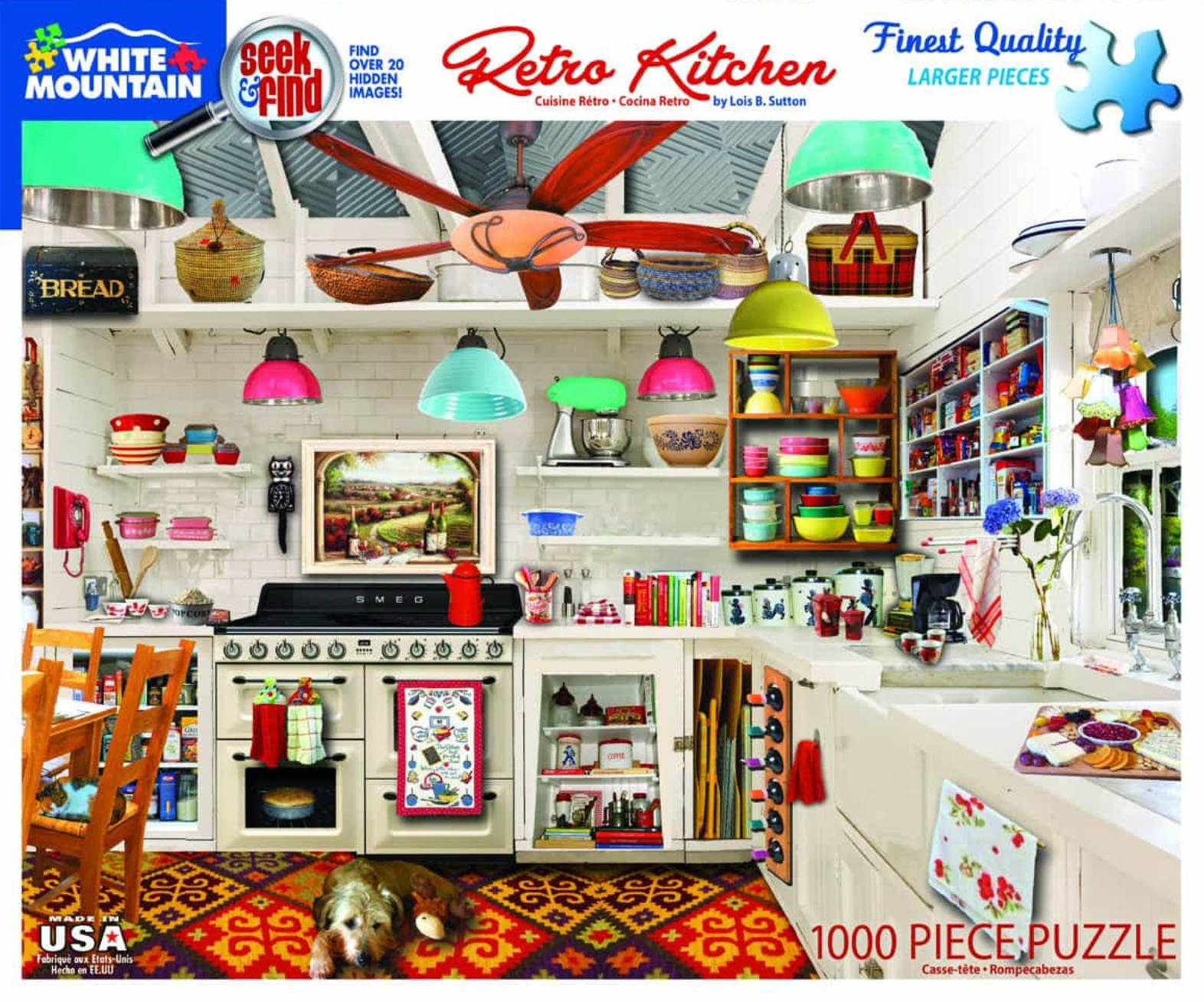 Retro Kitchen Seek & Find (1000 pc puzzle)