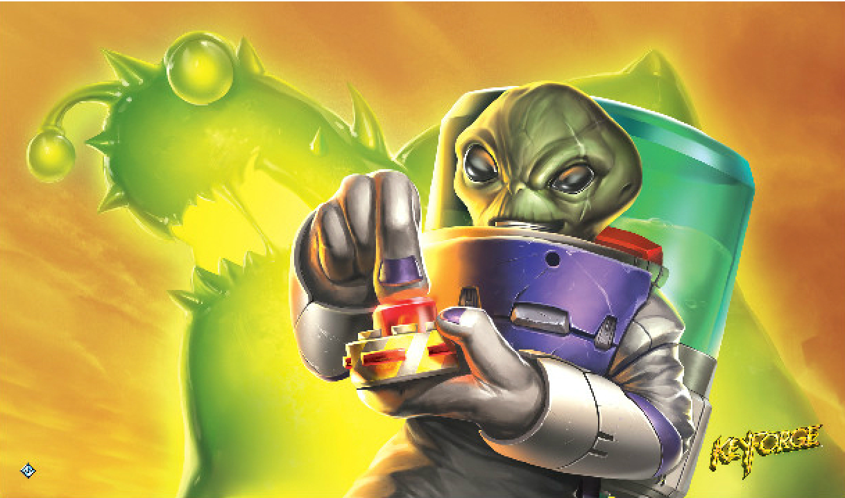Keyforge Playmat: Martian Madness