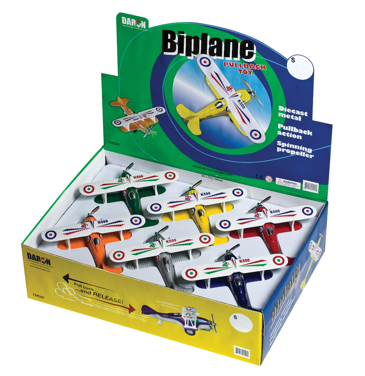 Fancy Flight Pullback Biplane