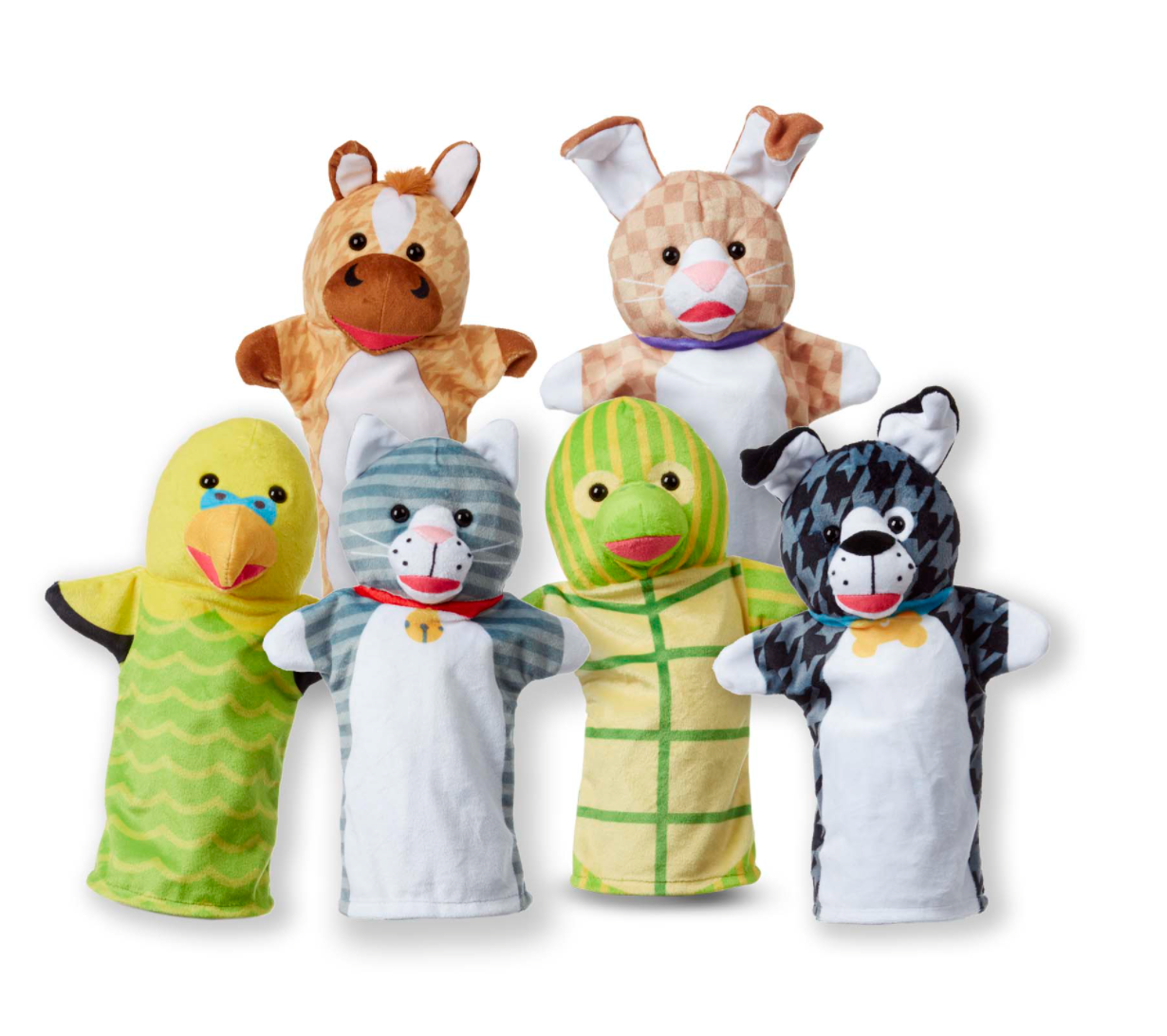 Pet Buddies Hand Puppets (6 pc)