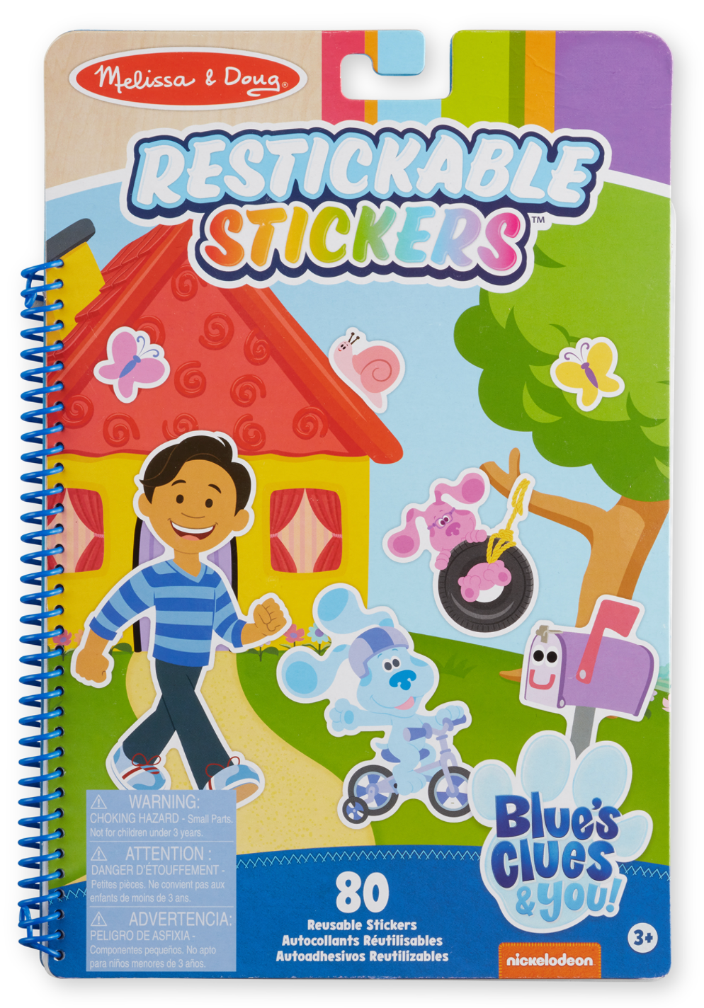 Blue's Clues & You! Restickerable Stickers - Places Blue Loves
