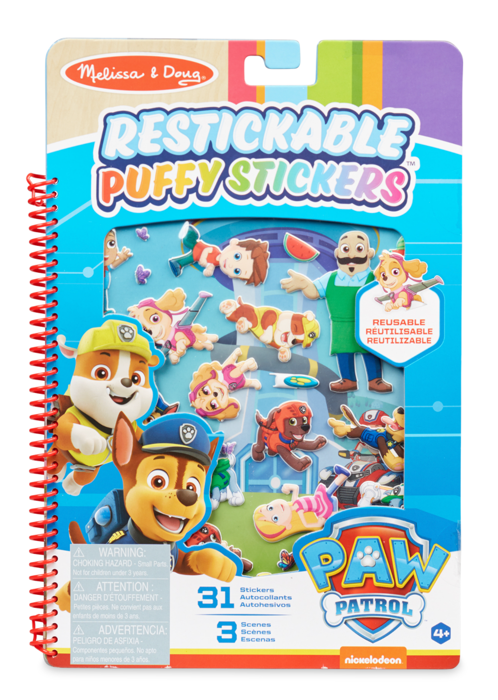 Paw Patrol Puffy Sticker - Adventure Bay