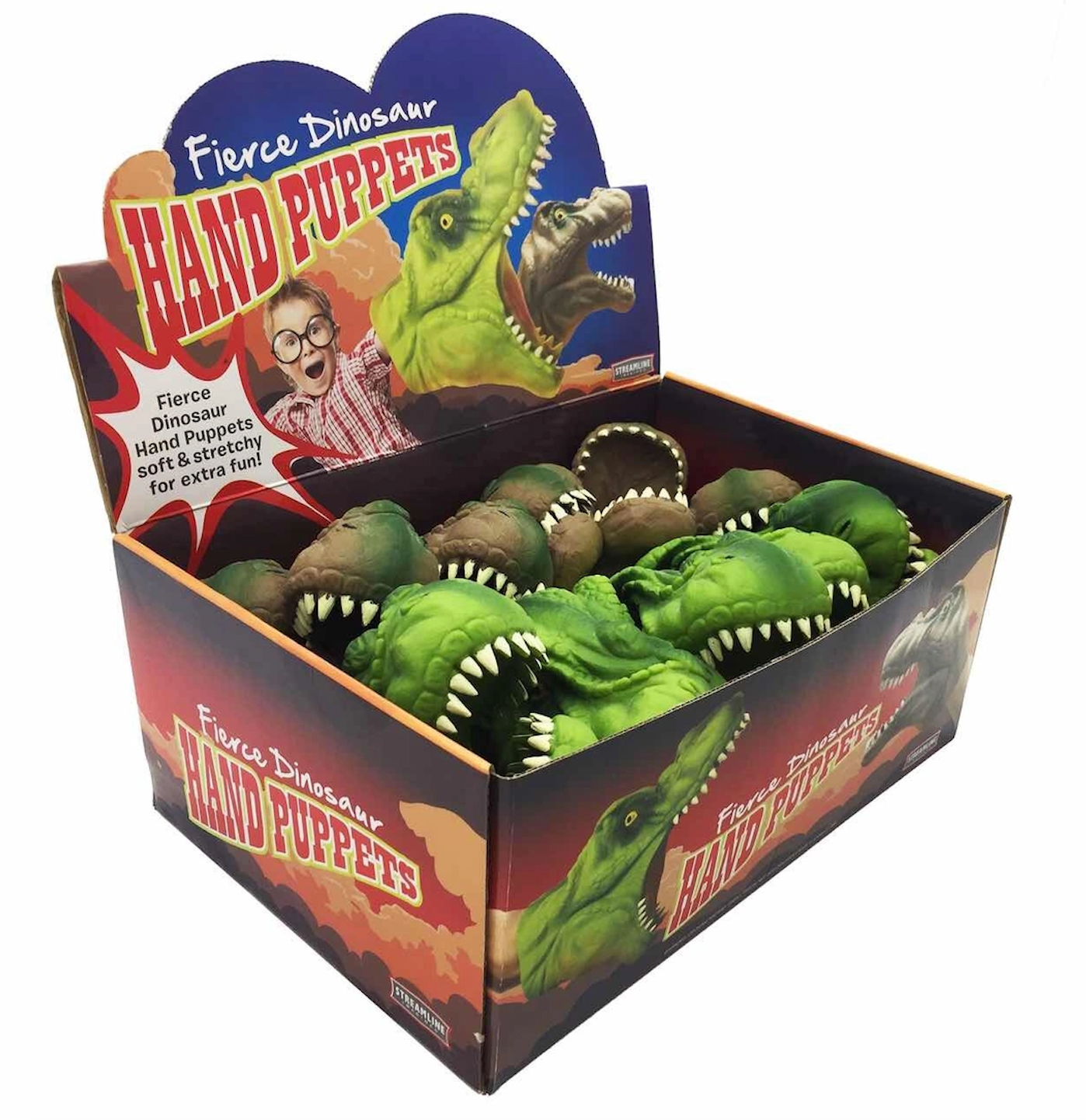 Fierce Dinosaur Hand Puppets