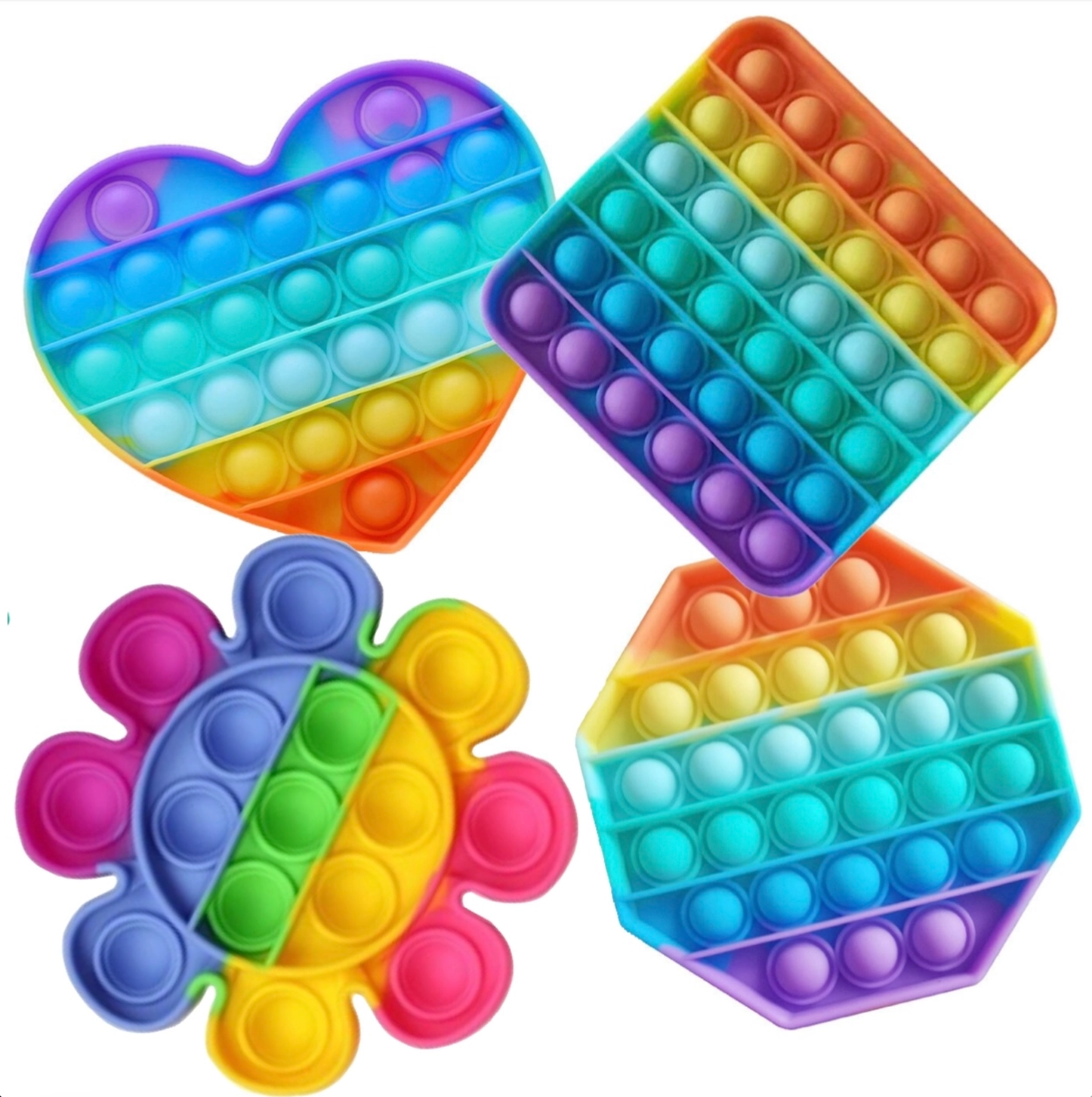 Poptastic Poppers: Rainbow Pop Fidget Toy