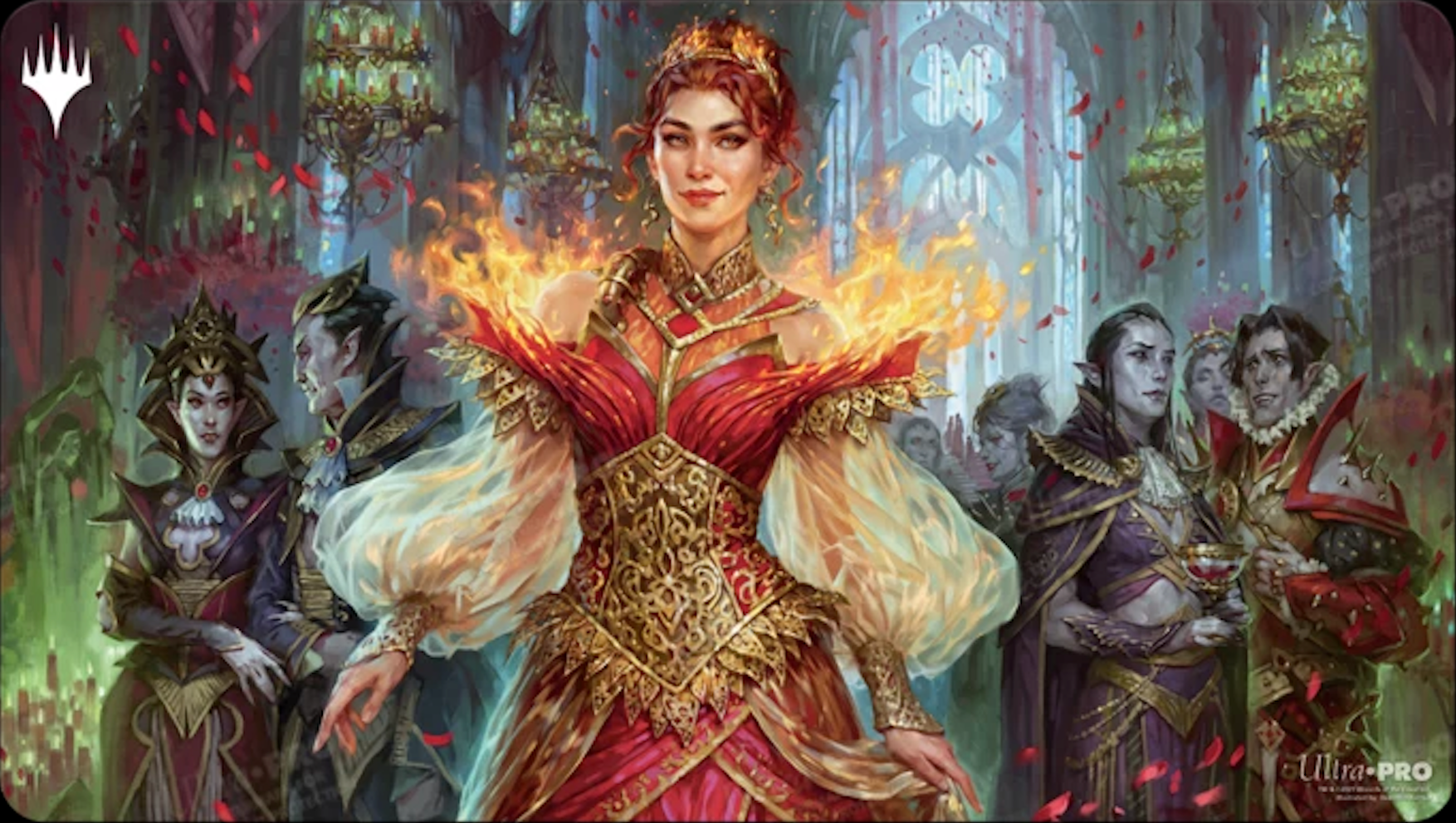 Magic the Gathering Playmat: Crimson Vow - Chandra, Dressed to Kill