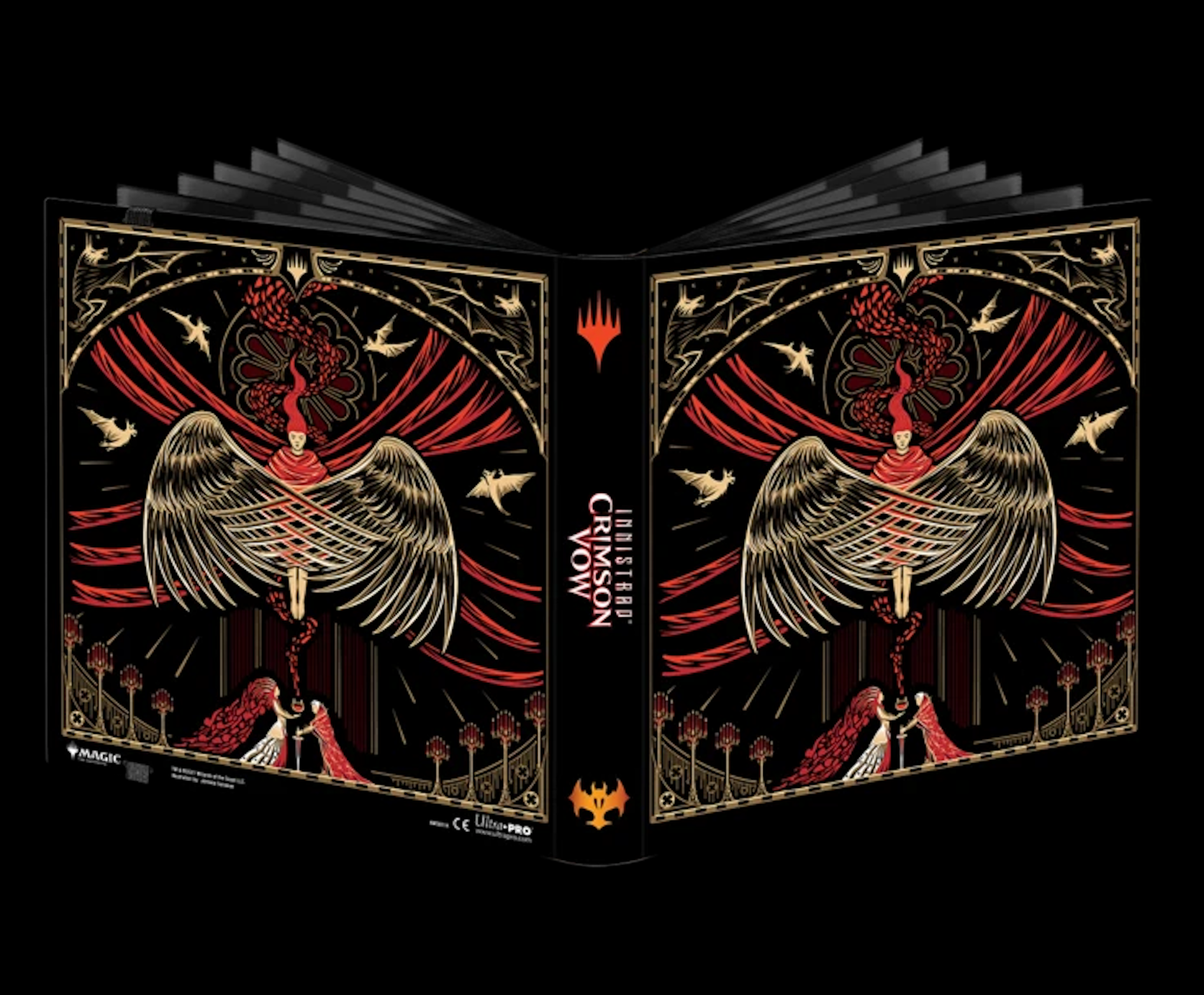 Ultra Pro Magic: Innistrad Crimson Vow "Wedding Invitation" PRO Binder 12-Pocket