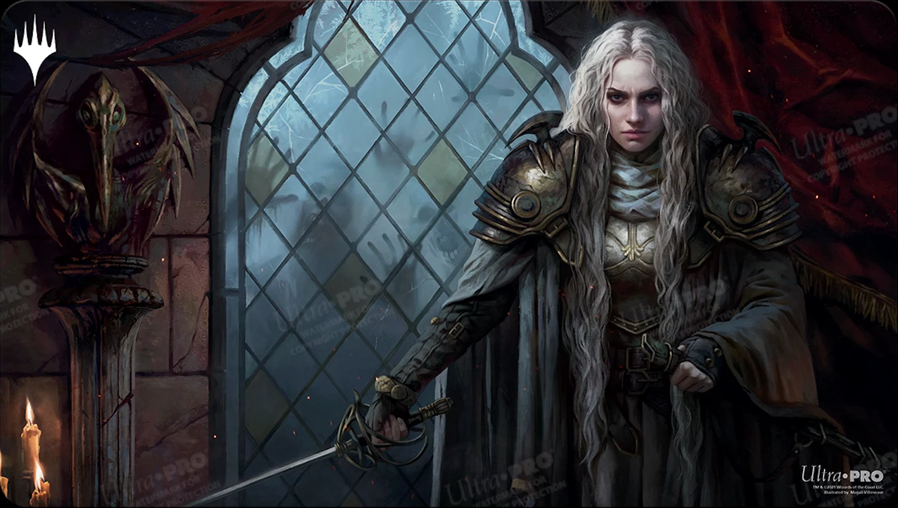 Magic the Gathering Playmat: Crimson Vow - Thalia, Guardian of Thraben