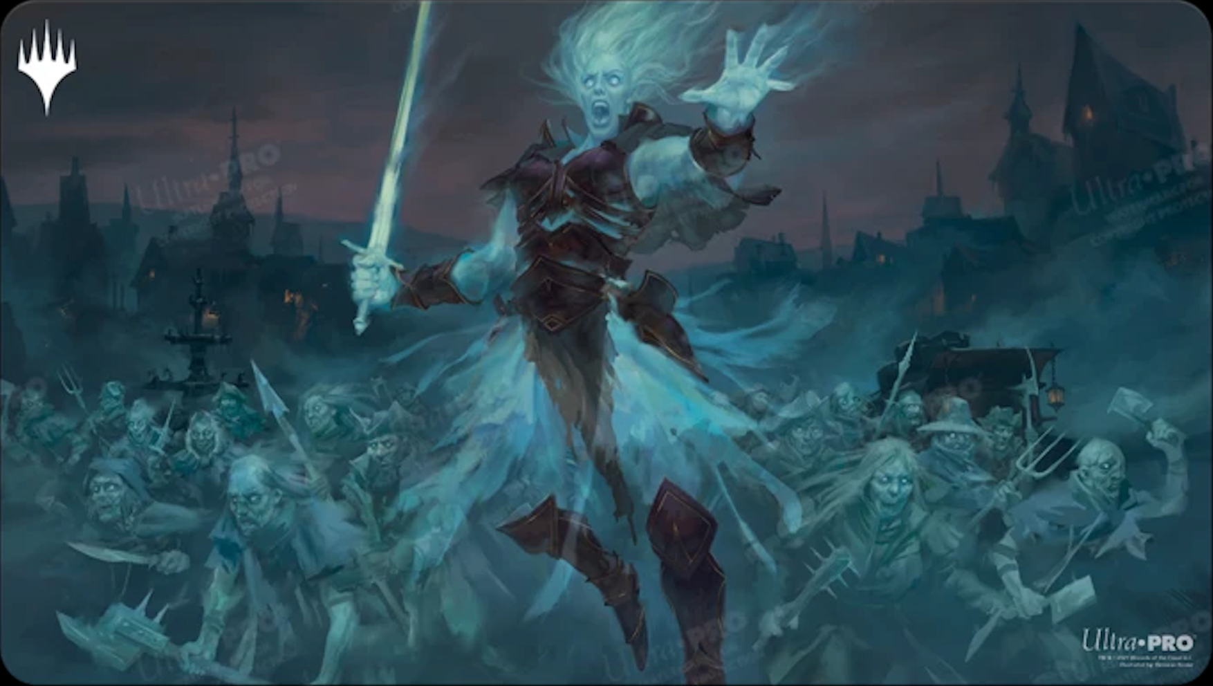 Magic the Gathering Playmat: Crimson Vow - Millicent, Restless Revenant