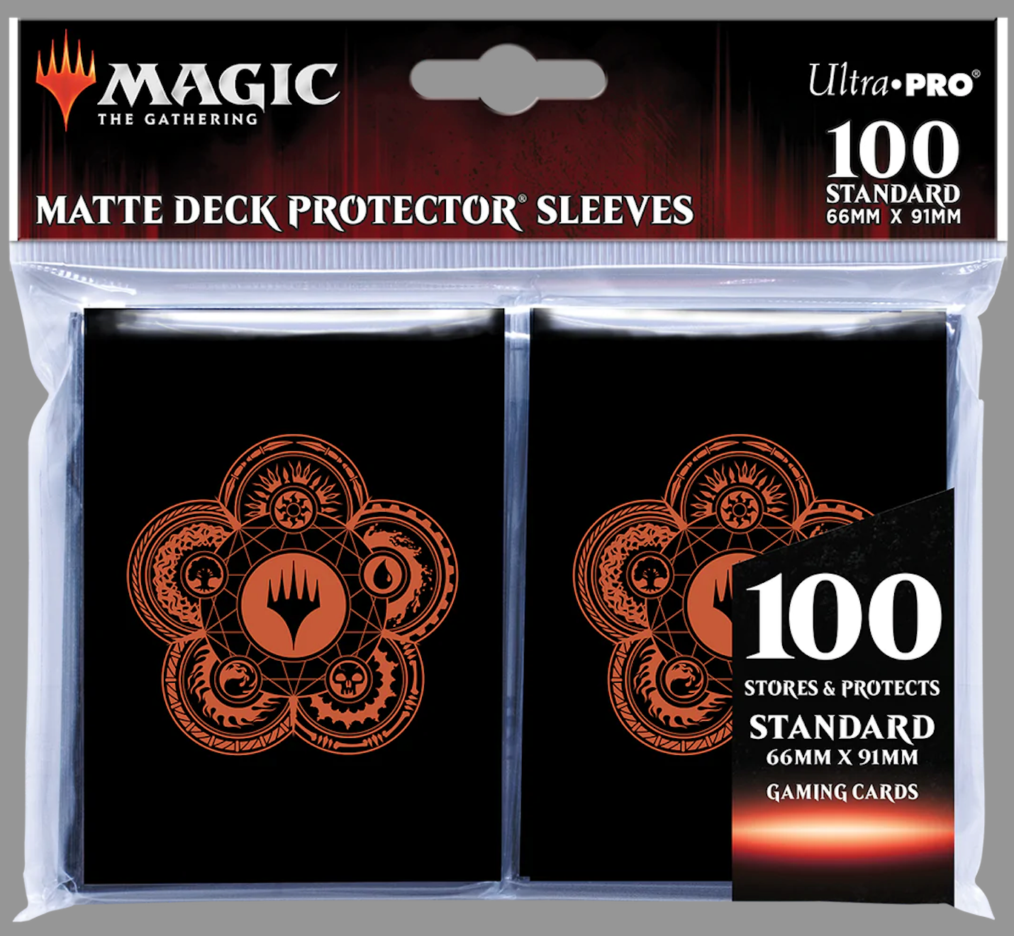 Ultra Pro MtG 100ct Sleeves: Mana 7 Color Wheel