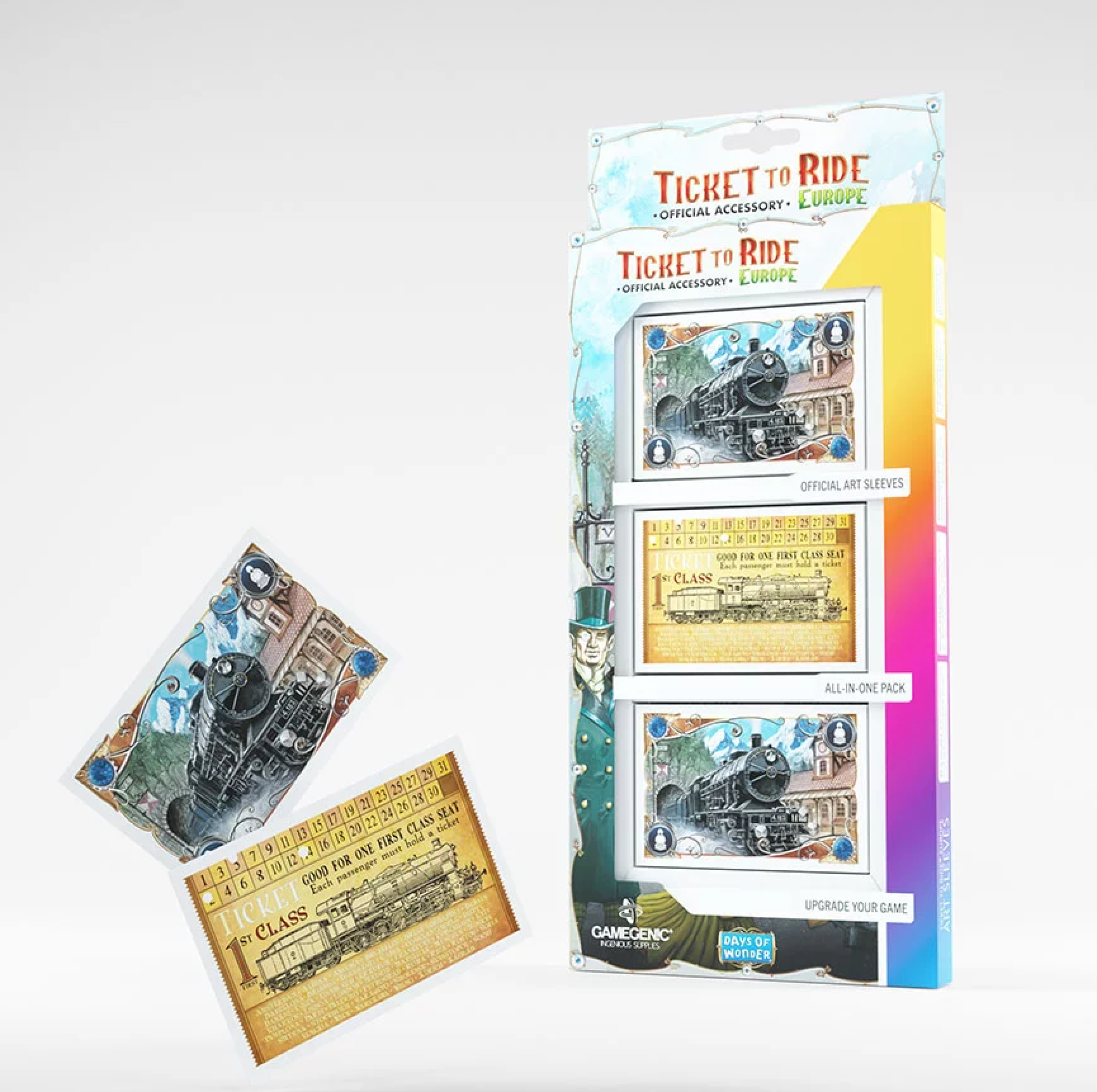 Ticket To Ride Europe: Art Sleeves