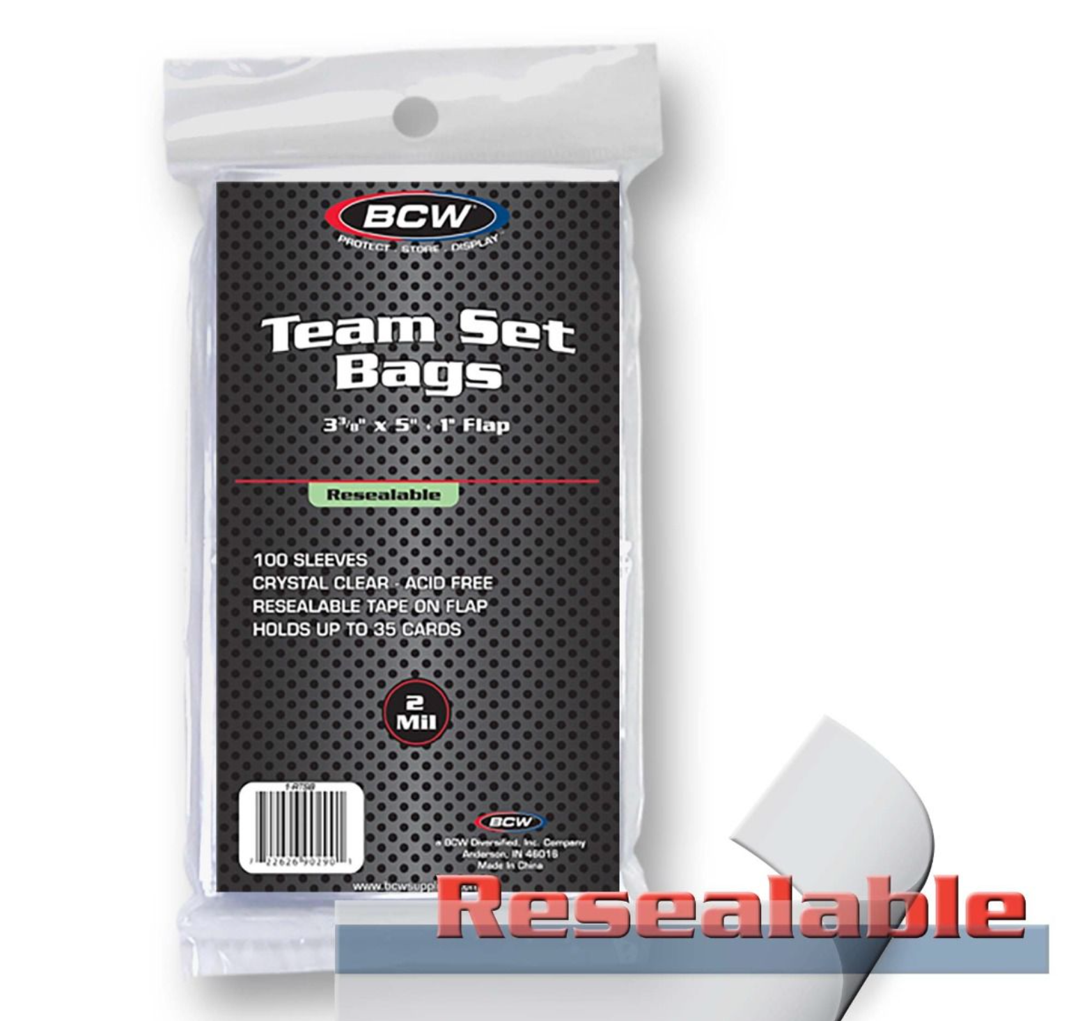 Resealable Team Set Bags
