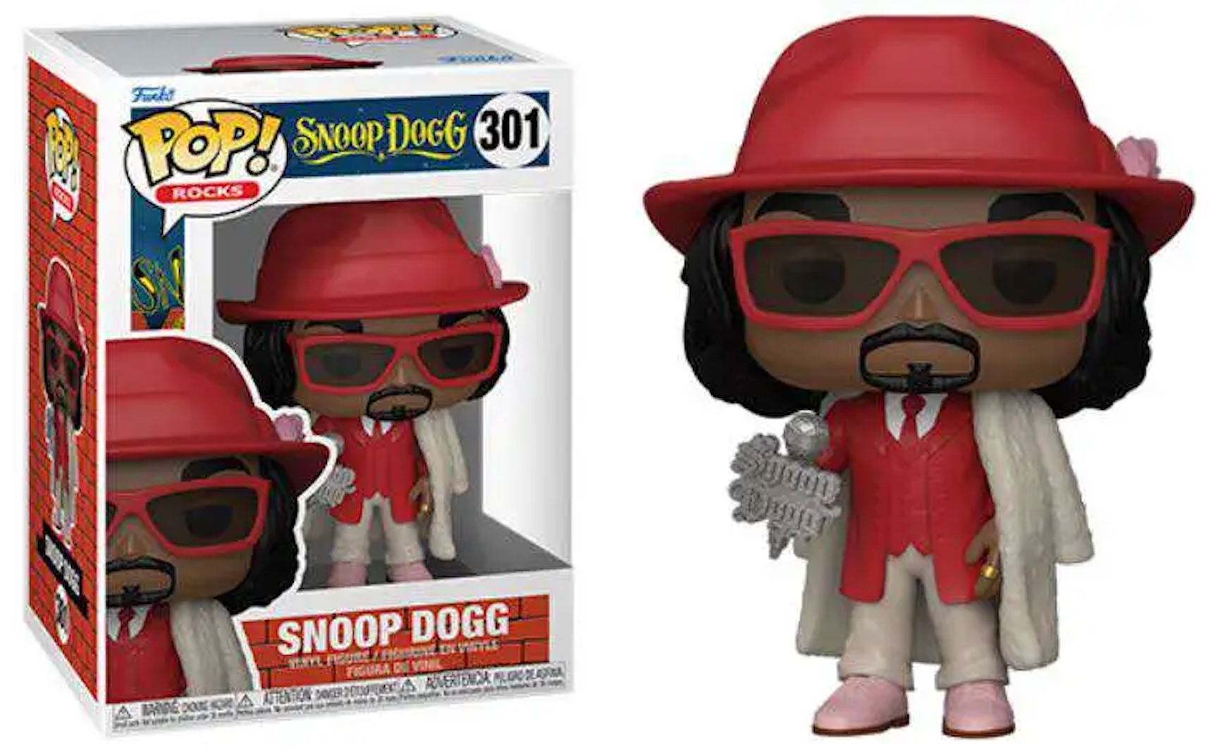 Rocks: Snoop Dogg with Fur Coat Pop! Vinyl Figure (301)