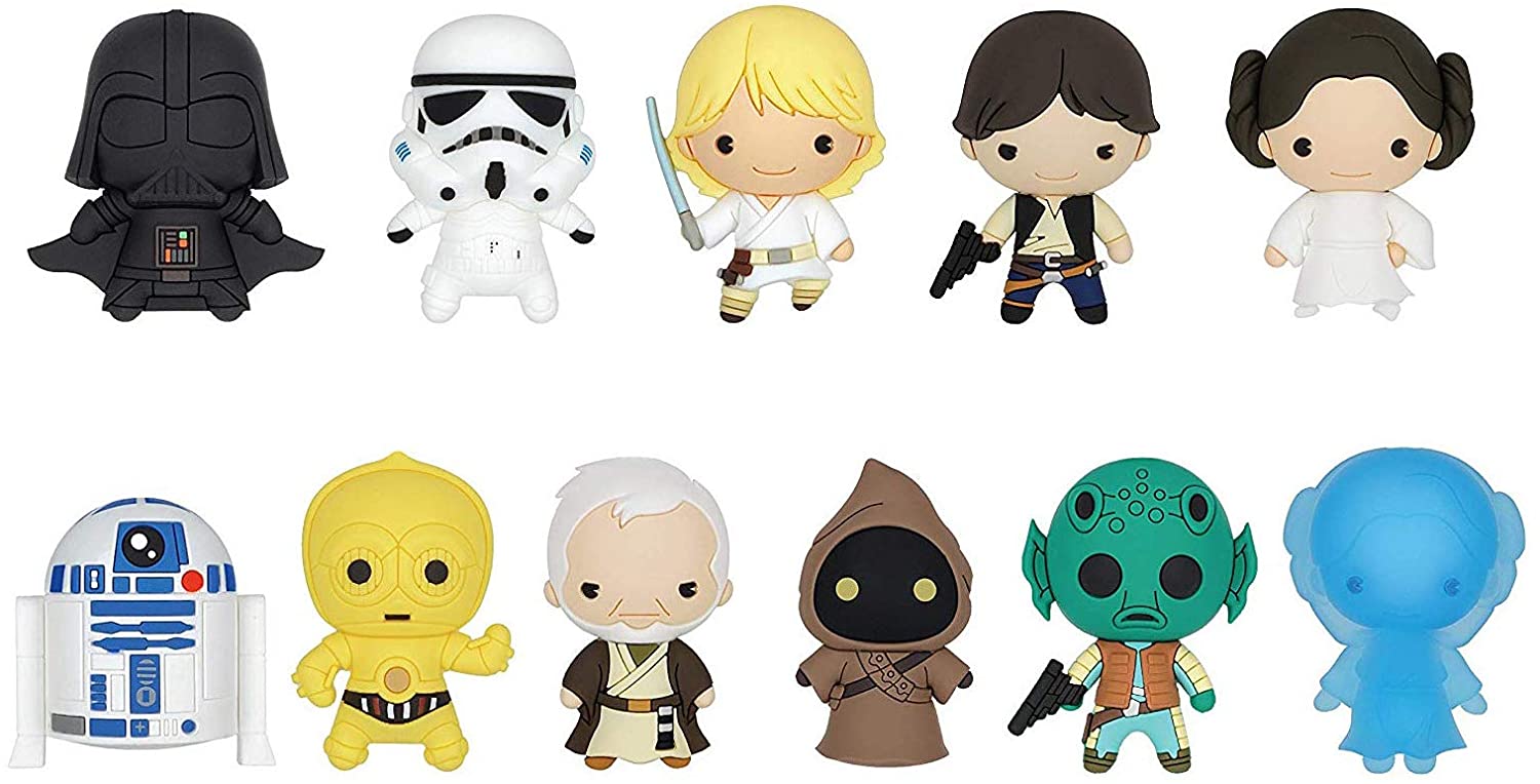 3D Foam Figural Collectible Bag Clip - Star Wars: Series 1 (Assorted Styles)