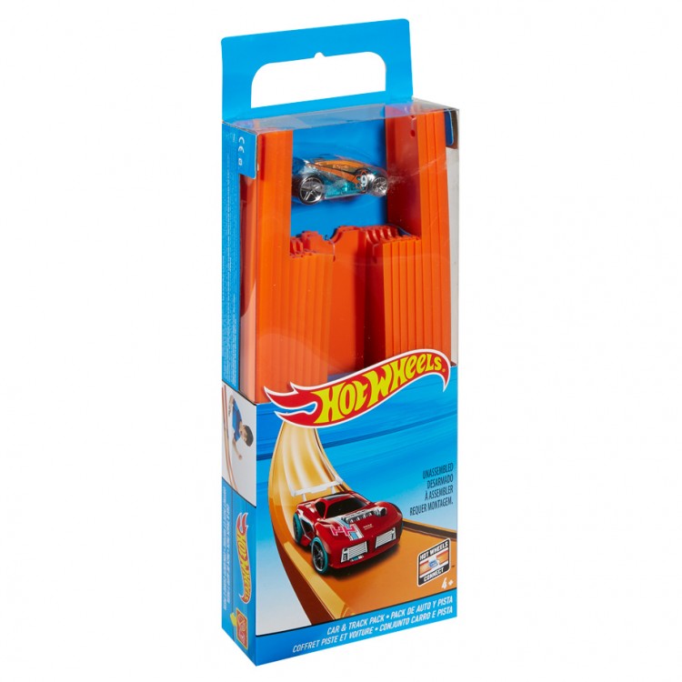 Hot Wheels: Track Builder - Straight Track W/Car