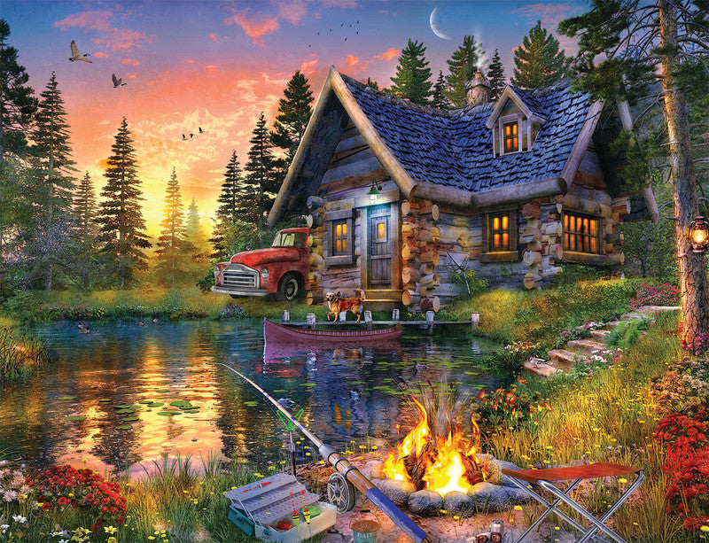 Sun Kissed Cabin (500 pc puzzle)