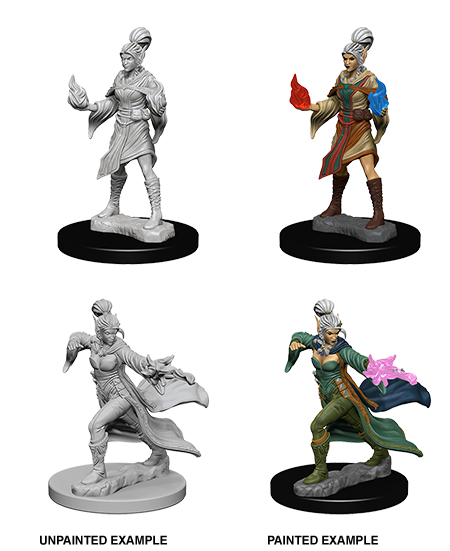 Pathfinder Deep Cuts Unpainted Miniatures: W1 Elf Female Sorcerer