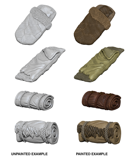 Pathfinder Deep Cuts Unpainted Miniatures: W10 Bedrolls