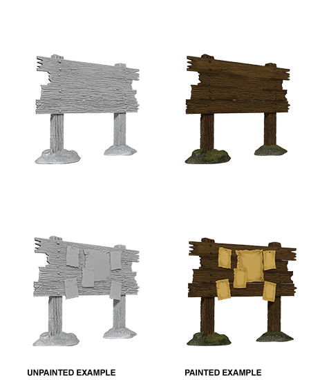 Pathfinder Deep Cuts Unpainted Miniatures: W10 Bounty Board