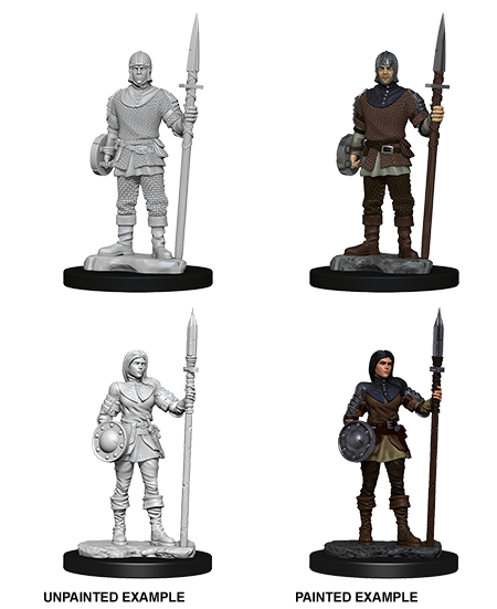 Pathfinder Deep Cuts Unpainted Miniatures: W10 Guards