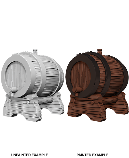 Pathfinder Deep Cuts Unpainted Miniatures: W2 Keg Barrels