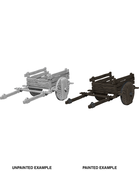 Pathfinder Deep Cuts Unpainted Miniatures: W4 2 Wheel Cart