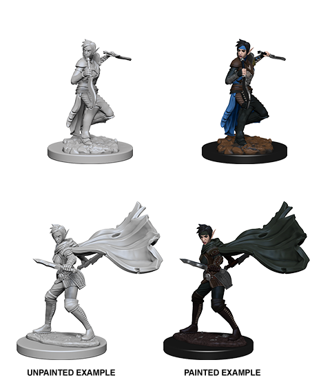 Pathfinder Deep Cuts Unpainted Miniatures: W4 Elf Female Rogue