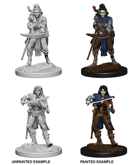Pathfinder Deep Cuts Unpainted Miniatures: W4 Elf Female Bard