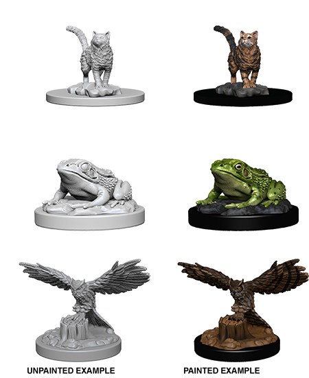 Pathfinder Deep Cuts Unpainted Miniatures: W4 Familiars