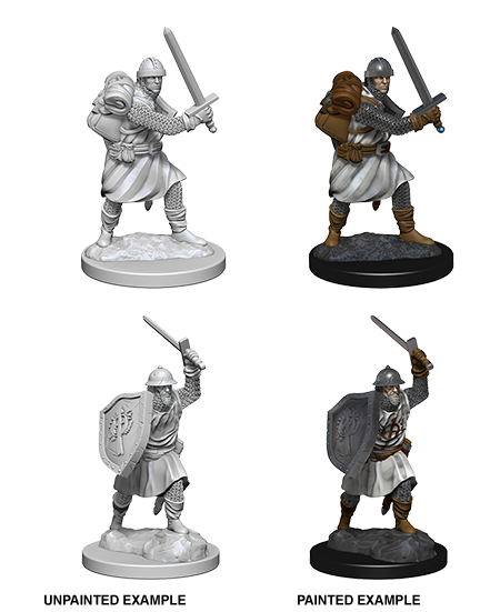 Pathfinder Deep Cuts Unpainted Miniatures: W4 Infantrymen
