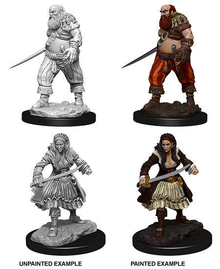 Pathfinder Deep Cuts Unpainted Miniatures: W4 Pirates
