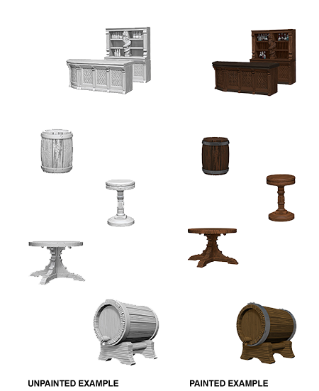 Pathfinder Deep Cuts Unpainted Miniatures: W4 Rusty Dragon Bar