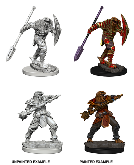 D&D Nolzur's Marvelous Unpainted Miniatures: W5 Dragonborn Male Fighter with Spear