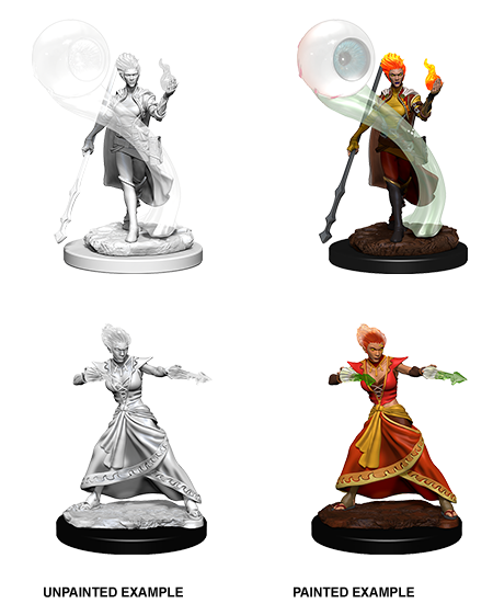 D&D Nolzur's Marvelous Unpainted Miniatures: W5 Fire Genasi Female Wizard