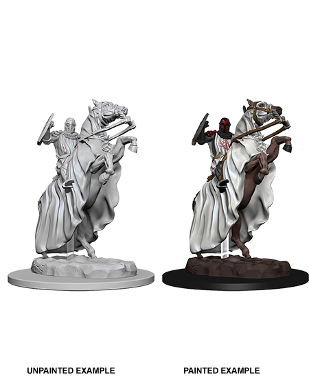 Pathfinder Deep Cuts Unpainted Miniatures: W5 Knight on Horse