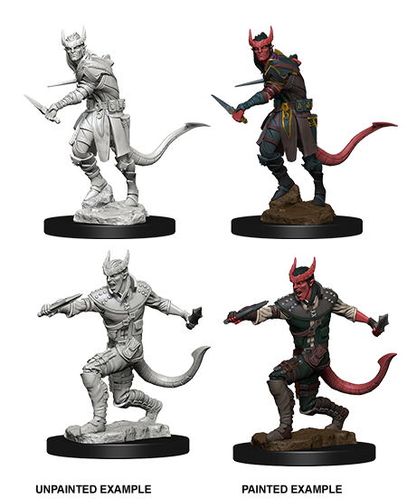 D&D Nolzur's Marvelous Unpainted Miniatures: W5 Tiefling Male Rogue