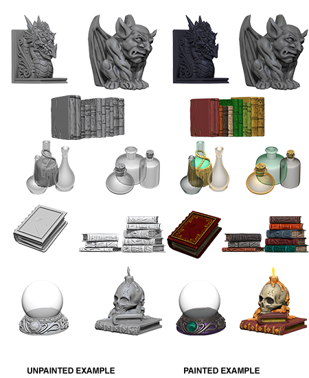 Pathfinder Deep Cuts Unpainted Miniatures: W5 Wizards Room