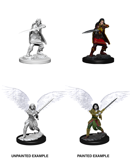 D&D Nolzur's Marvelous Unpainted Miniatures: W6 Aasimar Female Fighter