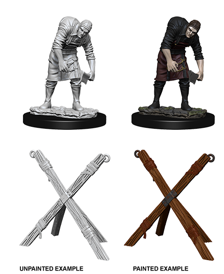 Pathfinder Deep Cuts Unpainted Miniatures: W6 Assistant & Torture Cross