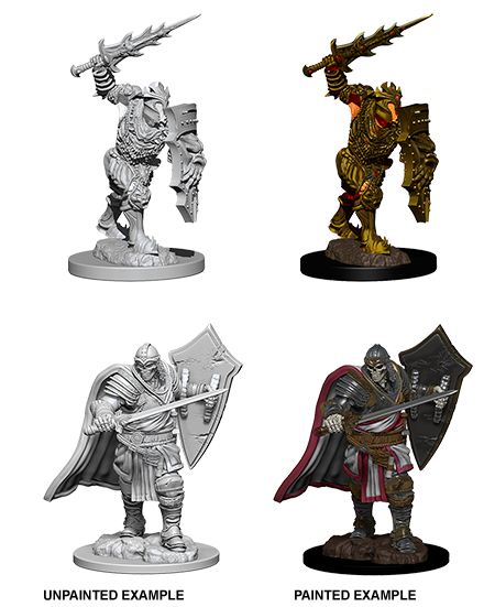 D&D Nolzur's Marvelous Unpainted Miniatures: W6 Death Knight & Helmed Horror