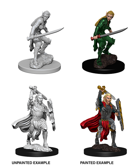 D&D Nolzur's Marvelous Unpainted Miniatures: W6 Elf Female Fighter